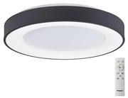 Azzardo AZ4991 - LED Димируем плафон SANTANA LED/50W/230V черен + д.у.