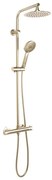 REA-P8413 - Душ комплект BLISS с термостатен смесител, четкано златно покритие