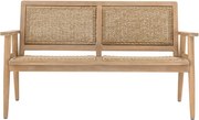 Градински диван от масивна дървесина в естествен цвят Sorrento – Bloomingville