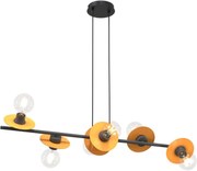 Пендел TOKEN 6xE27/15W/230V оранжев