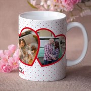 Чаша с 4 снимки за Свети Валентин