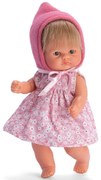 Asi - Bomboncin, Кукла-бебе Чикита, с розовa шапка и рокля на цветя 0116390