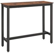 Барова масичка BARTIS кафява/черна