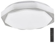 Rabalux 71046 - Димируемо таванно осветително тяло DETTORA LED/18W/230V с дистанционно управление