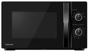 Разопакован: Микровълнова фурна Toshiba MW2-MG20PBK, 800W, 20L, Размразяване, Таймер, Грил, 5 Степени, Черен