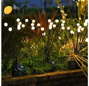 LED соларна декоративна лампа 8xLED/1,2V 3000K 73 см 600 mAh IP44