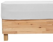 Еластичен чаршаф atmosphera Flora, 160x200 cm - Бял