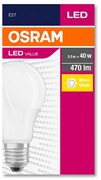 Osram Kрушка LED, E27, 6W, 230V, 470 lm, 2700K