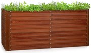 Blumfeldt Rust Grow, повдигната градинска леха, поцинкована стоманена повърхност, ръждив цвят