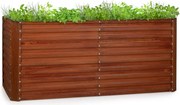 Blumfeldt Rust Grow висок легло за градина, поцинкована стоманена ламарина с ръждиво покритие