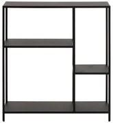 Черна метална библиотека 80x86 cm Newcastle – Actona