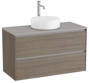 Мебел за умивалник върху плот с две чекмеджета A851730511, 45.7х99.4х58.3см