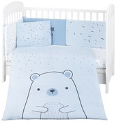KIKKA BOO Сет 6 части 70х140 BEAR WITH ME BLUE