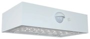 LED Соларен аплик със сензор LED/3W/3,7V 3000K/4000K IP65 бял