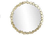 Стенно огледало DKD Home Decor 86 x 3 x 86 cm 84 x 4 x 84 cm Кристал Златен Алуминий