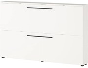 Бял висящ шкаф за обувки Utah - Germania