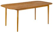 Трапезна маса Kisco 180x90 cm, МДФ и хевея