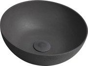 Sapho - Умивалник за плот FORMIGO Ø 39 см бетон/антрацит
