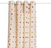 Детска завеса atmosphera Love, 140х260 см, Бежов, Памук