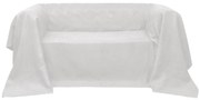 130889 Micro-suede Couch Slipcover Cream 140 x 210 cm