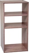 Рафт 5five Mix'n Modul, 2+1 отделение, MDF, 35x32x68 cm - Естествен
