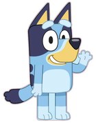 Детска възглавница от флийс 25x33 cm Bluey – Jerry Fabrics