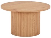 Кръгла масичка за кафе от декор от топола в естествен цвят ø 80 cm Boavista – House Nordic