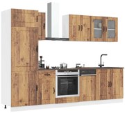 3314799 vidaXL Комплект кухненски шкафове от 8 части Kalmar, инженерно дърво