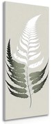 Картина на платно – Стилен лист от папрат