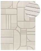 Кремав килим 120x170 cm Snowy – Universal