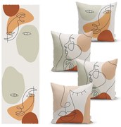 Комплект калъфки за възглавници и протектори 5 бр. – Mila Home