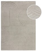 Сив вълнен килим , 160 x 230 cm Zen Garden - Flair Rugs