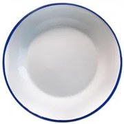 Емайлирана чиния ф8,5см синьо/бяло RETRO-(61F/8,5 1+1+2)