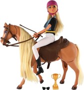 Конче за разресване с кукла и аксесоари