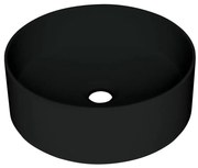 Deante CQS_NU4S - Мивка за плот SILIA Ø 36 см, гранит/черна