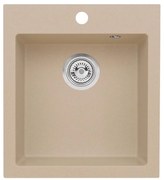 ALVEUS 1133431 - Кухненска мивка CORTINA 50x45 см гранит/бежов