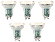 Комплект от 5 GU10 LED лампи сензор за здрач 3W 200 lm 2700K