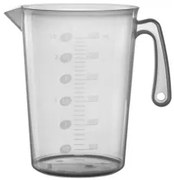 Horecano - Полипропиленова мерителна кана 3л ф16,5xh22,5см прозрачна (GMCP-3)