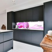 Гръб за кухня - Pink Orchid