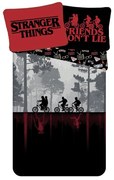 Единично памучно детско спално бельо 140x200 cm Stranger Things "Upside Down" – Jerry Fabrics