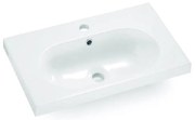 Bathco 0516 - Вграден умивалник ICE 60x35 cm смола/bял