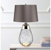 Elstead LENA-TL-S-SMOKE - LED Настолна лампа LENA 1xE27/60W/230V + 1xGU10/7W сив