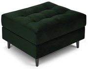 Столче за крака от зелено кадифе Santo - Milo Casa