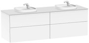 Мебел за два умивалника, с четири чекмеджета A851419806, 160х50.5х52.5см