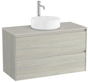 Мебел за умивалник върху плот с две чекмеджета A851730512, 45.7х99.4х58.3см