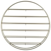 Стенен метален стелаж за вино в златист цвят брой бутилки 12 80x80x9 cm Redondo – PT LIVING