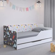 Детско легло с динозаври 160х80 см