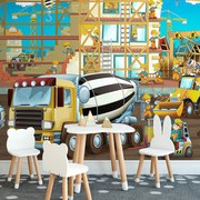 Тапет – Машини на строителната площадка