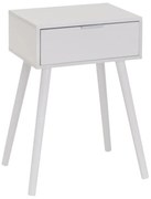 Бяло нощно шкафче – Casa Selección