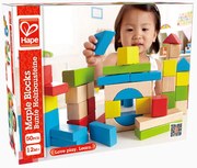 Hape - Комплект дървени кубчета 50 бр H0409